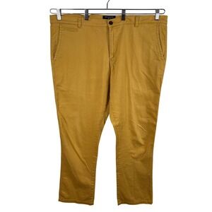 Matchstick‎ Men's 42x30 Mustard Yellow Chino Pants Stretch Cotton Blend Japanese